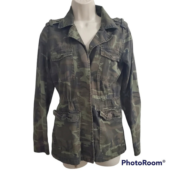 FULL TILT Camo Button Down Jacket Size XS - Picture 1 of 10